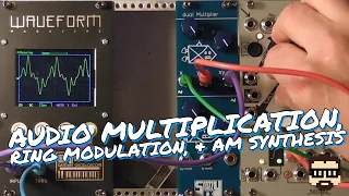 Audio Multiplication, Ring Modulation, & AM Synthesis (Snazzy FX Dual Multiplier) | Simon Hutchinson