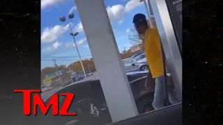 Young Dolph Moments Before Shooting, Filling Up at Gas Station