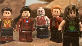 LEGO Avengers Infinity War | Guardians of the Galaxy Arrive on Titan | Lego Stop Motion Animation