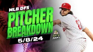 MLB DFS Pitchers to Target and Fade for DraftKings and FanDuel 5/08/24