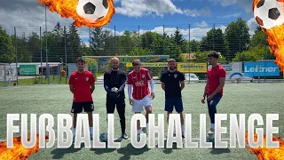 FUßBALL CHALLENGE mit Ex PROFI, Ex BAYERN Spieler und Co.🔥😱 | FABI_PODU