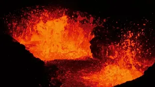 Volcano & Lava 4K -  Relaxation Film With Calming Music