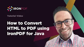 How to Convert HTML to PDF using IronPDF for JAVA