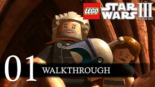 Lego Star Wars III: The Clone Wars Walkthrough Part 1 (No Commentary/Full Game)