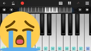 UNA MELODÍA MUY SIMPLE PERO MUY TRISTE(SAD) /PERFECT PIANO /ANDROID