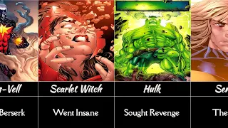 Marvel Heroes that turned villains