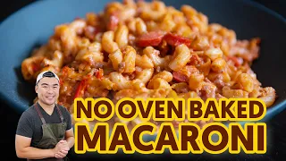 No Oven Baked Macaroni (Filipino Style)