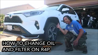 How to Change Engine Oil and Filter on Toyota Rav4 Prime