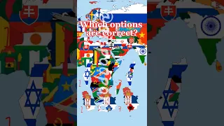 Which options are correct? #meme #edit #country #flags #history #map #ww2 #europe #shorts