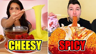 THE SPICIEST CHEESY MUKBANGS! 🧀🌶️