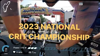 2023 USA Road Nationals | Elite Criterium | Roanoke, VA