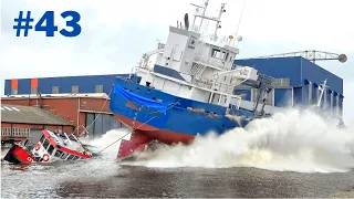 Extreme Part 43 - Awesome Ship Launches Compilation - Giant Big Ship Launch