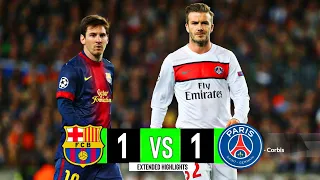 Barcelona vs PSG | 1-1 | Extended Highlights & Goals | UCL 2013