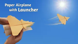 paper plane launcher - how to make a paper airplane launcher, paper plane making easy, paper planes