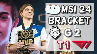 CAN G2 REPEAT HISTORY? | G2 vs T1 | MSI 2024 LIVEVIEW
