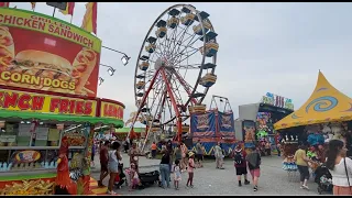 🎪TOUR OF THE 2023 NJ STATE FAIR-FOOD-RIDES-VENDORS-EXHIBITS! #fairs #njstatefair #amusementparks