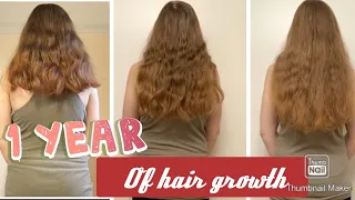 1 year time lapse  of my hair growth ★ Kat’s Hair