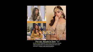 Rubina Ashraf gave zero marks to Alizeh Shah during a Critic show #latestvideo #trending #viral