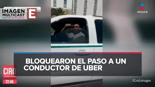 ¡Otro caso! Taxista de Cancún agrede a turista por usar Uber