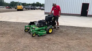 Lot 876, John Deere Stand-on Mower