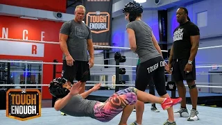 Sara gets slammed by Billy: WWE Tough Enough, July 14, 2015