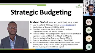 Financial Modeling Office Hour 67: Strategic Budgeting | Michael Olafusi