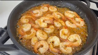 Garlic Shrimp Recipe. How to Make Shrimp Delicious in 5 Minutes ASMR