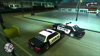 GTA San Andreas - Police Station Shootout + Six Star Escape And Lore Friendly, Sa Style Mods