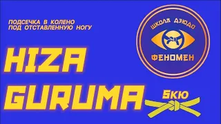 ДЗЮДО | Хидза гурума | HIZA GURUMA. Броски на желтый пояс 5кю