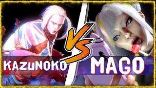 SF6 ✌️ Kazunoko (Cammy) vs Mago (Juri) ✌️ - Street fighter 6 | スト６ | 快打旋風6 | 快打6 | 街霸6