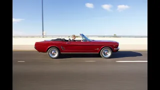 Revology Car Review | 1966 Mustang Convertible in Vintage Burgundy Metallic