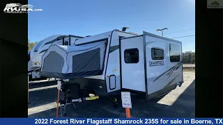 Spectacular 2022 Forest River Flagstaff Shamrock Travel Trailer RV For Sale in Boerne, TX