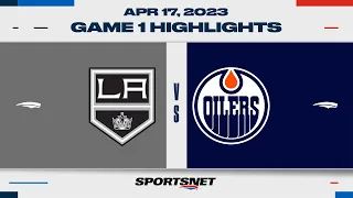 NHL Game 1 Highlights | Kings vs. Oilers - April 17, 2023