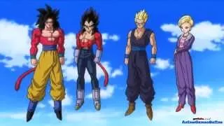 SUPER SAIYAN 4 GOHAN SSJ4 Transformation Anime Cutscene, Super 18, New Towa   Dragon Ball Heroes 1