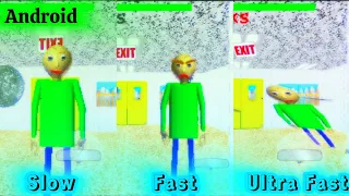 Baldi's Basics Slow Vs Super Fast Vs Super Duper Ultra Fast Edition Android Mod - v.1.4.3