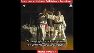 Grand master Hokama Self Defence Technique Okinawa Japan #shorts #karate