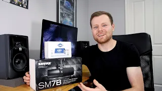 Shure SM7B & Cloudlifter CL-1 Unboxing, Setup and Test