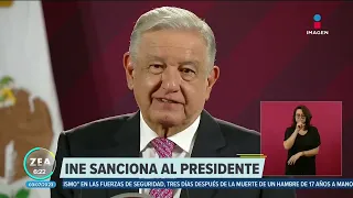 INE aprueba medidas cautelares contra López Obrador | Noticias con Francisco Zea