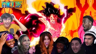 SNAKEMAN LUFFY RETURNS! INSANE ANIMATION! ONE PIECE EPISODE 1049 BEST REACTION COMPILATION FansReact