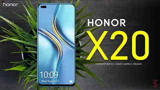 Honor X20 Price, Official Look, Design, Specifications, 8GB RAM, Camera, Features