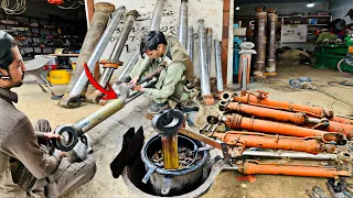 Hydraulic Cylinder Rod Chrome || amazing process ||