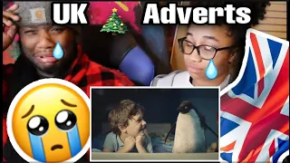 AMERICANS REACTS TO BRITISH CHRISTMAS ADVERTS! 😪😭