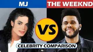 Michael Jackson vs The Weeknd - Celebrity Comparison