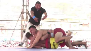 Vemele Thingo all bouts at Nagaland wrestling championship 2022