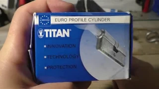 Wkładka Titan K5 Słoweńskiej konstrukcji kontra wytrych. Titan K5 dimple lock vs pick.