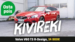 Käytetty: Volvo V60 T3 R-Design (14 900€) - Kivireki