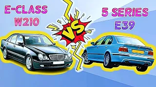 W210 LEGEND VS E39 LEGEND 🔥BEST VS🔥 (Mercedes E-class vs Bmw 5 series )