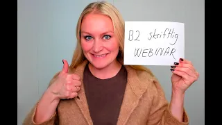 Video 912 Webinar B2 skriftlig norskprøve med Karense!