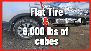 8000 lbs of CUBES and a Flat Tire Barn VLOG