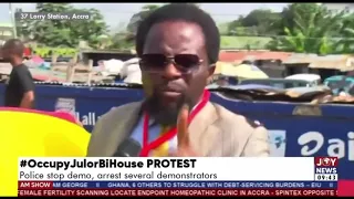 Watch how two #OccupyJulorBiHouse protestors were arrested by the Police during an interview